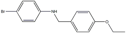 4-bromo-N-[(4-ethoxyphenyl)methyl]aniline Struktur