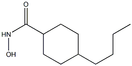 4-butyl-N-hydroxycyclohexanecarboxamide Struktur