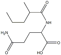 4-carbamoyl-2-(2-methylpentanamido)butanoic acid