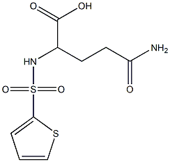 4-carbamoyl-2-(thiophene-2-sulfonamido)butanoic acid