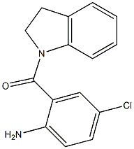 4-chloro-2-(2,3-dihydro-1H-indol-1-ylcarbonyl)aniline Structure