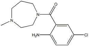 4-chloro-2-[(4-methyl-1,4-diazepan-1-yl)carbonyl]aniline,,结构式