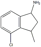 4-chloro-3-methyl-2,3-dihydro-1H-inden-1-amine Structure