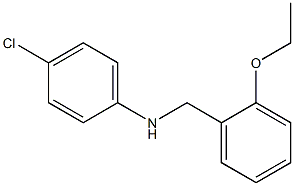 4-chloro-N-[(2-ethoxyphenyl)methyl]aniline Structure