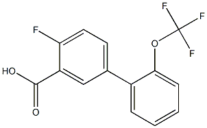 4-fluoro-2'-(trifluoromethoxy)-1,1'-biphenyl-3-carboxylic acid