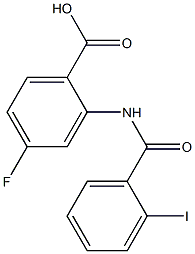 4-fluoro-2-[(2-iodobenzoyl)amino]benzoic acid