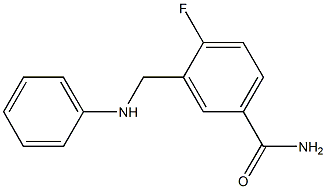 4-fluoro-3-[(phenylamino)methyl]benzamide