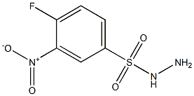 4-fluoro-3-nitrobenzene-1-sulfonohydrazide 结构式