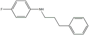 4-fluoro-N-(3-phenylpropyl)aniline Struktur