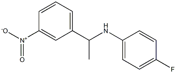4-fluoro-N-[1-(3-nitrophenyl)ethyl]aniline