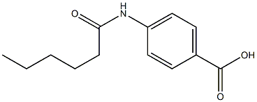 4-hexanamidobenzoic acid Structure