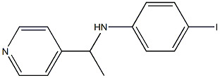 4-iodo-N-[1-(pyridin-4-yl)ethyl]aniline Structure