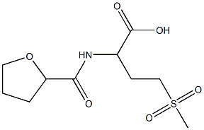 4-methanesulfonyl-2-(oxolan-2-ylformamido)butanoic acid Structure