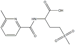 4-methanesulfonyl-2-[(6-methylpyridin-2-yl)formamido]butanoic acid