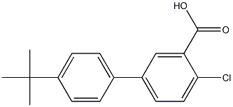 4'-tert-butyl-4-chloro-1,1'-biphenyl-3-carboxylic acid|