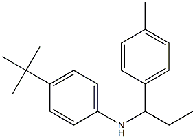 4-tert-butyl-N-[1-(4-methylphenyl)propyl]aniline