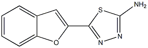 5-(1-benzofuran-2-yl)-1,3,4-thiadiazol-2-amine Structure