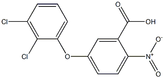 5-(2,3-dichlorophenoxy)-2-nitrobenzoic acid Structure