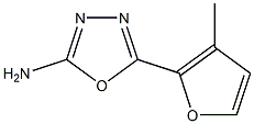 5-(3-methylfuran-2-yl)-1,3,4-oxadiazol-2-amine Structure