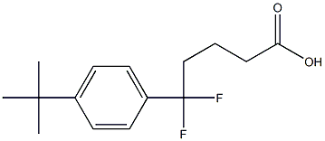 5-(4-tert-butylphenyl)-5,5-difluoropentanoic acid