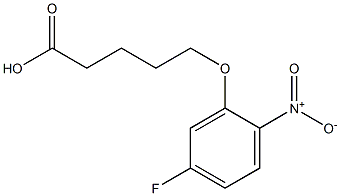 5-(5-fluoro-2-nitrophenoxy)pentanoic acid
