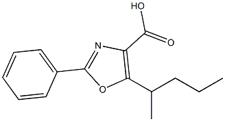 5-(pentan-2-yl)-2-phenyl-1,3-oxazole-4-carboxylic acid|