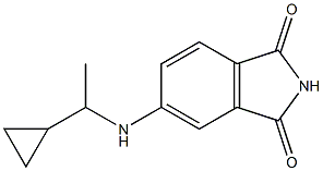 5-[(1-cyclopropylethyl)amino]-2,3-dihydro-1H-isoindole-1,3-dione