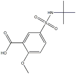 5-[(tert-butylamino)sulfonyl]-2-methoxybenzoic acid