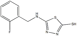 5-{[(2-fluorophenyl)methyl]amino}-1,3,4-thiadiazole-2-thiol