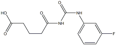 5-{[(3-fluorophenyl)carbamoyl]amino}-5-oxopentanoic acid