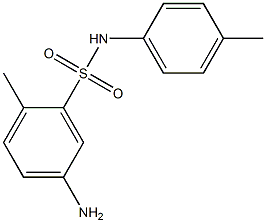 5-amino-2-methyl-N-(4-methylphenyl)benzene-1-sulfonamide Struktur