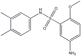  5-amino-N-(3,4-dimethylphenyl)-2-methoxybenzene-1-sulfonamide