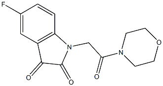 5-fluoro-1-[2-(morpholin-4-yl)-2-oxoethyl]-2,3-dihydro-1H-indole-2,3-dione