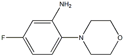 5-fluoro-2-(morpholin-4-yl)aniline Structure