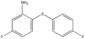 5-fluoro-2-[(4-fluorophenyl)sulfanyl]aniline Structure