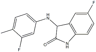 5-fluoro-3-[(3-fluoro-4-methylphenyl)amino]-2,3-dihydro-1H-indol-2-one