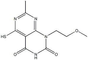 5-mercapto-1-(2-methoxyethyl)-7-methylpyrimido[4,5-d]pyrimidine-2,4(1H,3H)-dione