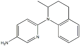 6-(2-methyl-1,2,3,4-tetrahydroquinolin-1-yl)pyridin-3-amine Structure