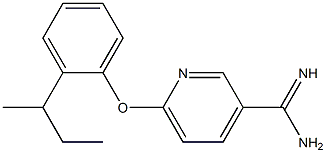 6-(2-sec-butylphenoxy)pyridine-3-carboximidamide Structure