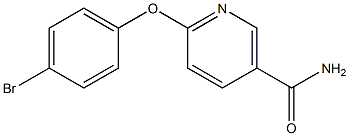 6-(4-bromophenoxy)nicotinamide Structure