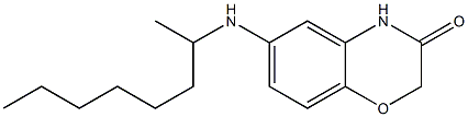 6-(octan-2-ylamino)-3,4-dihydro-2H-1,4-benzoxazin-3-one