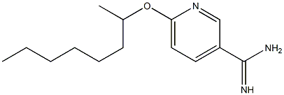 6-(octan-2-yloxy)pyridine-3-carboximidamide Structure