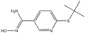 6-(tert-butylsulfanyl)-N'-hydroxypyridine-3-carboximidamide