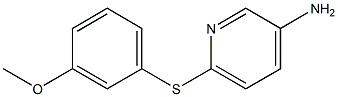 6-[(3-methoxyphenyl)sulfanyl]pyridin-3-amine