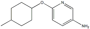 6-[(4-methylcyclohexyl)oxy]pyridin-3-amine Structure