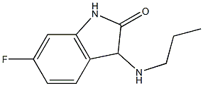 6-fluoro-3-(propylamino)-1,3-dihydro-2H-indol-2-one Structure
