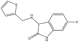 6-fluoro-3-[(thiophen-2-ylmethyl)amino]-2,3-dihydro-1H-indol-2-one