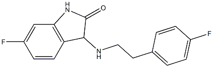 6-fluoro-3-{[2-(4-fluorophenyl)ethyl]amino}-2,3-dihydro-1H-indol-2-one|