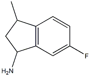 6-fluoro-3-methyl-2,3-dihydro-1H-inden-1-amine Structure