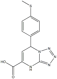 7-[4-(methylthio)phenyl]-4,7-dihydrotetrazolo[1,5-a]pyrimidine-5-carboxylic acid